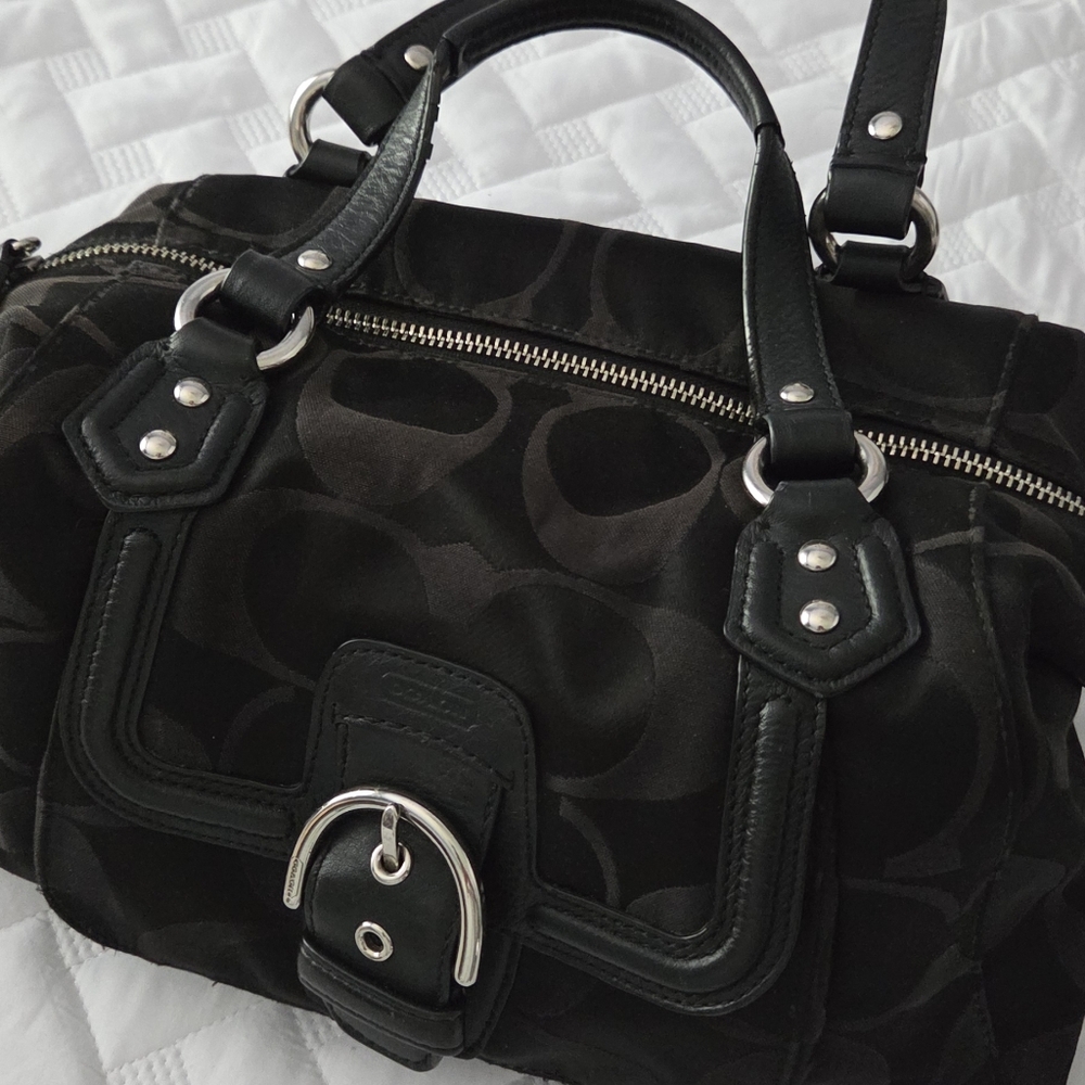 Coach Campbell Signature Satchel